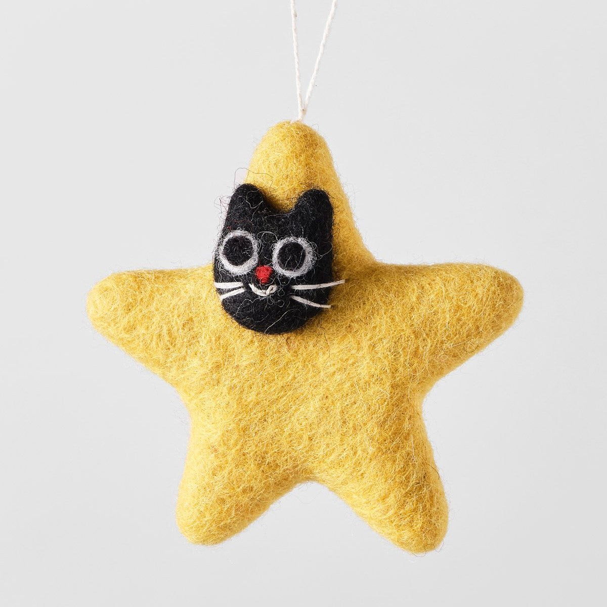 Stella Cat Star - Wrap Felt Decoration