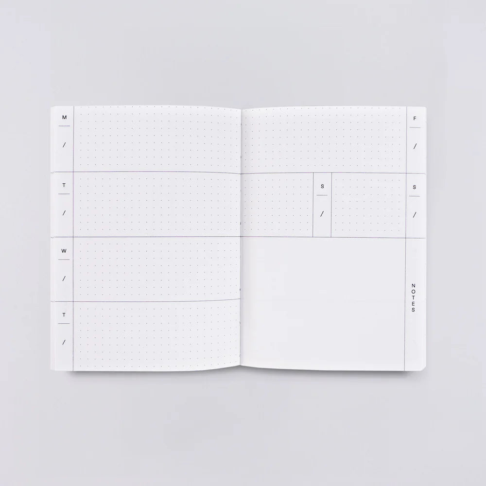 The Completist Pocket sized A6 Weekly Planner - Moab