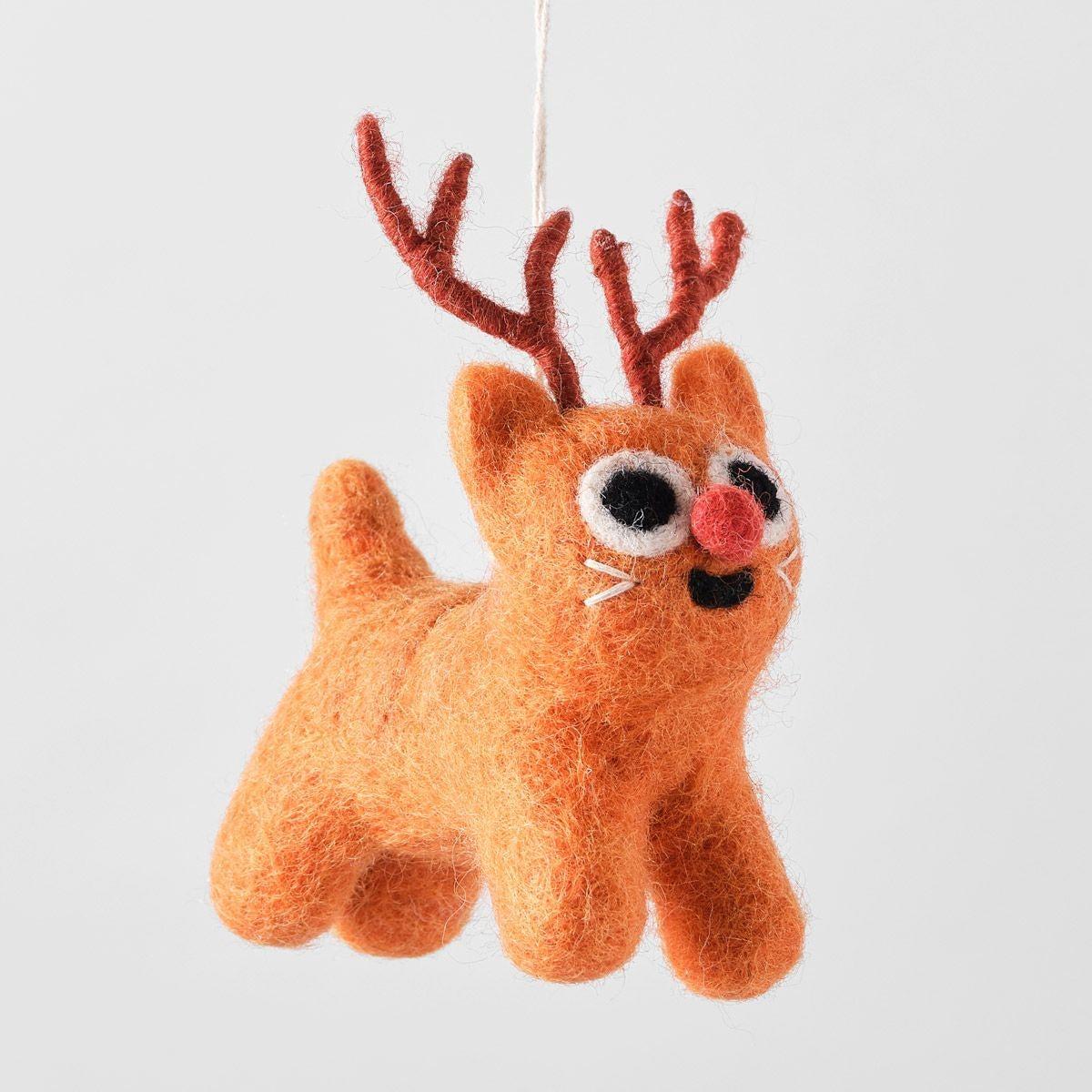 Rudy Cat Reindeer - Wrap Felt Decoration