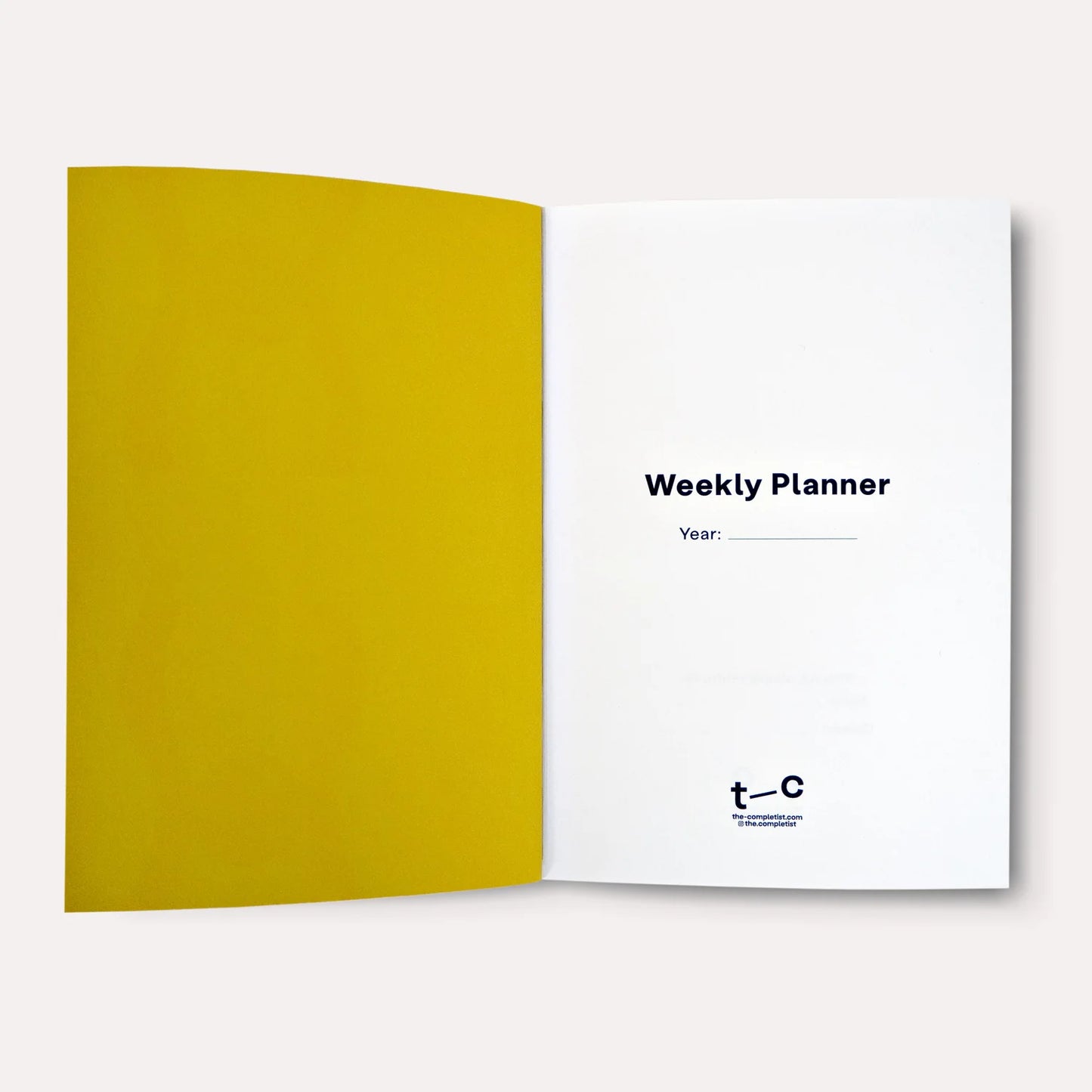 The Completist A5 Weekly Planner - Casetta