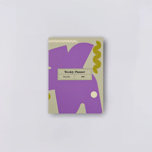 The Completist Pocket sized A6 2025 Weekly Planner - Deco