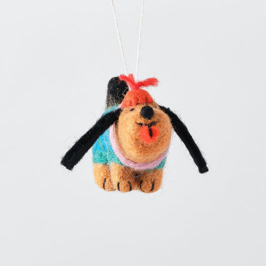 Wiener Sausage Dog - Wrap Felt Decoration