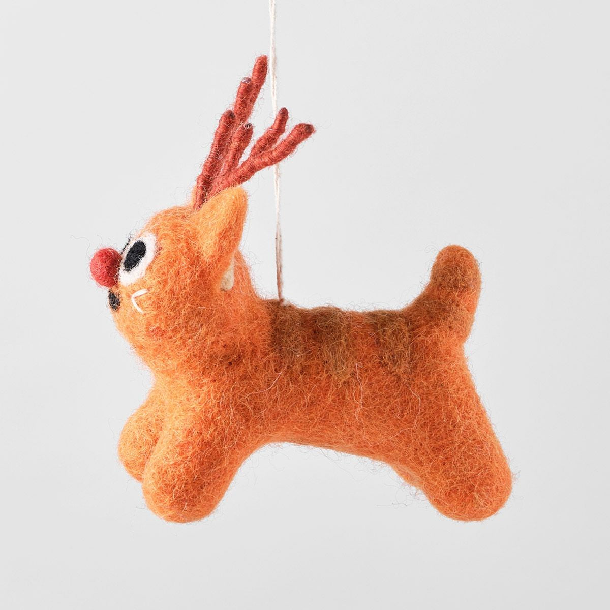 Rudy Cat Reindeer - Wrap Felt Decoration